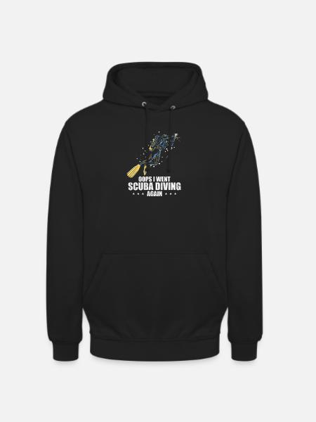 Scuba Diving Dive Design - Unisex Hoodie - black