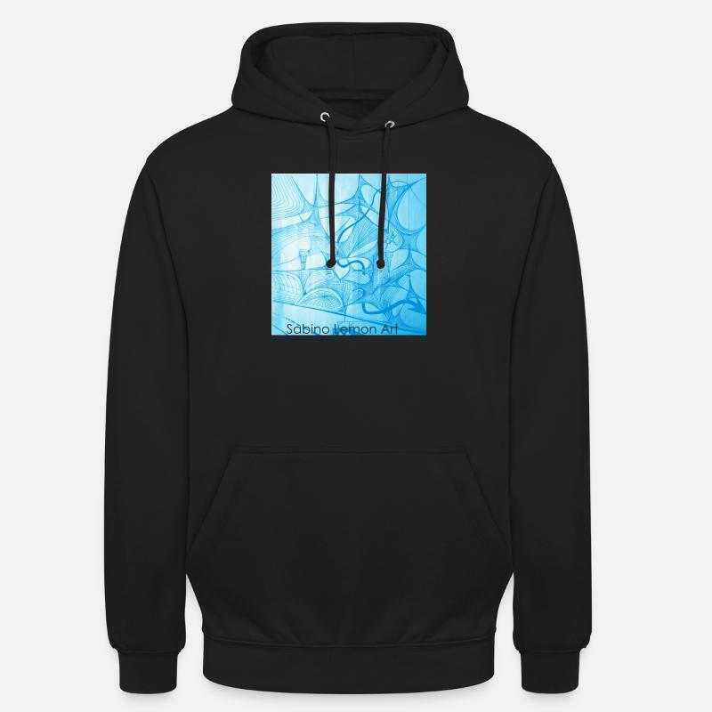 Sabino Lemon ART Thés - Sweat-shirt à capuche unisexe - noir