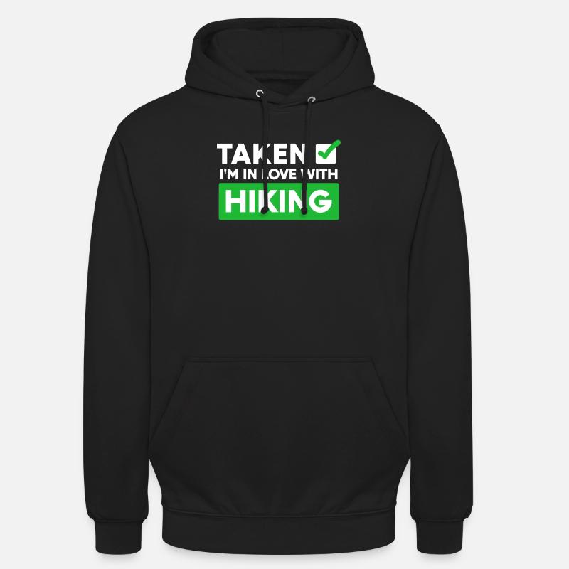 Wanderer Statement Wanderung Wandern Bergwandern - Unisex Hoodie - Schwarz