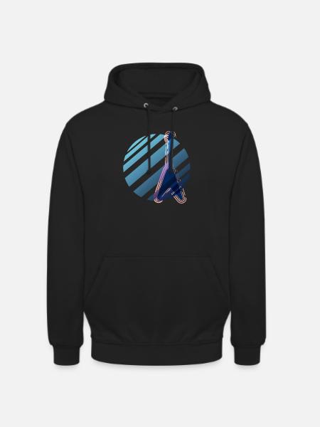 E-Gitarre Liebe - Unisex Hoodie - Schwarz