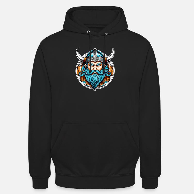 Wikinger Odin Thor Walhalla - Unisex Hoodie - Schwarz