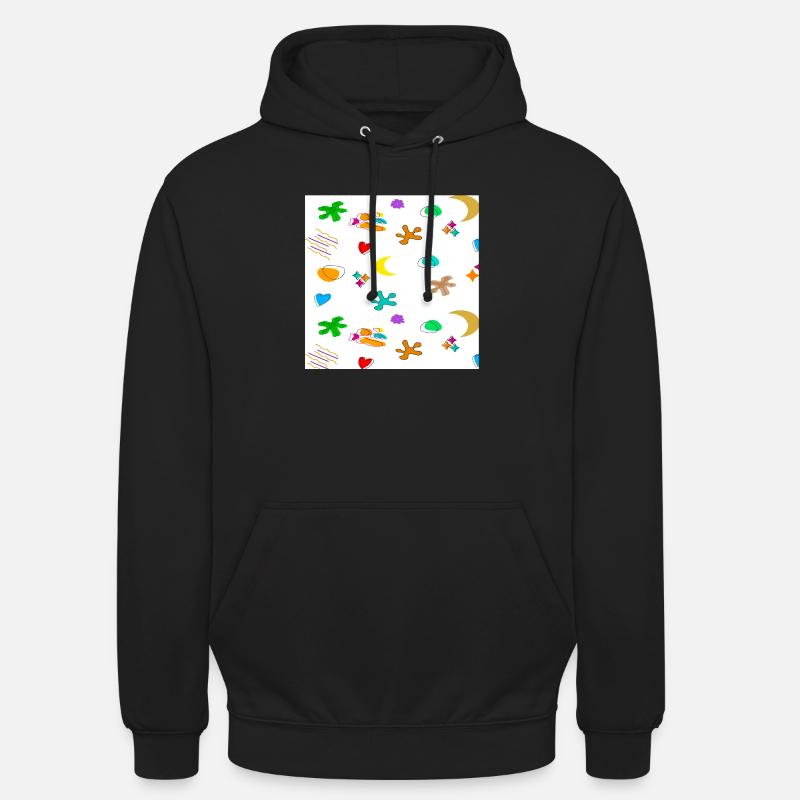 Pattern1 - Unisex Hoodie - black
