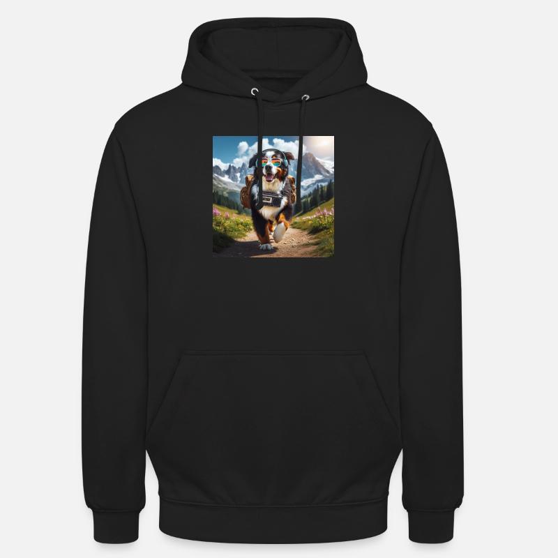 Bouvier bernois - Sweat-shirt à capuche unisexe - noir