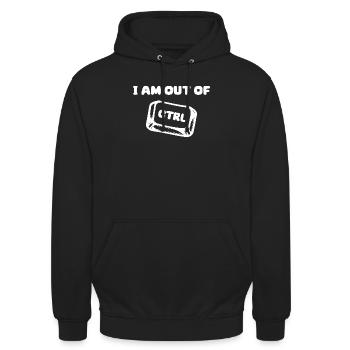 Developer Cooler Spruch Skripting Code Computer - Unisex Hoodie - Schwarz - Vorne - Alina (178cm) & Michal (187cm)