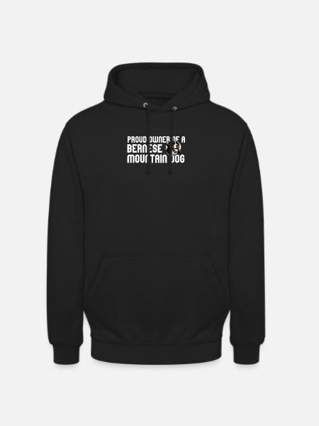 Bouvier bernois - Sweat-shirt à capuche unisexe - noir