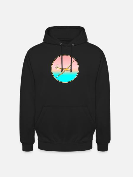 SEA SUNSET GLIDER - Unisex Hoodie - black