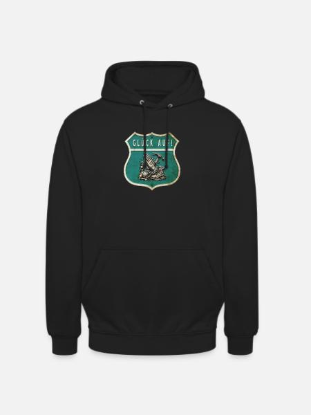Mining – Faith & Work - Unisex Hoodie - black