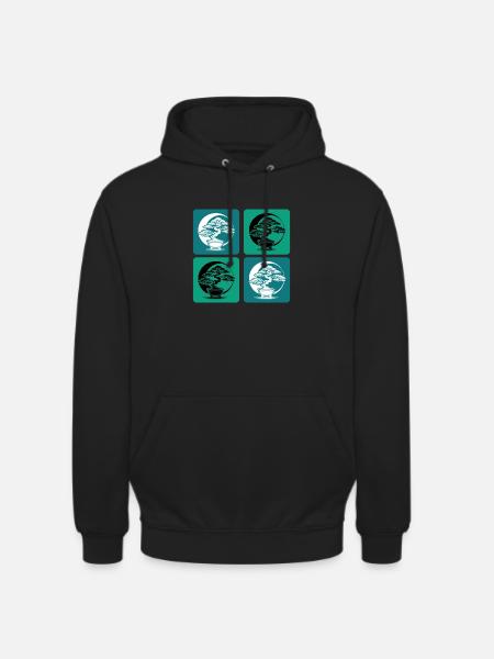 Bonsai Yin Yang - Unisex Hoodie - black