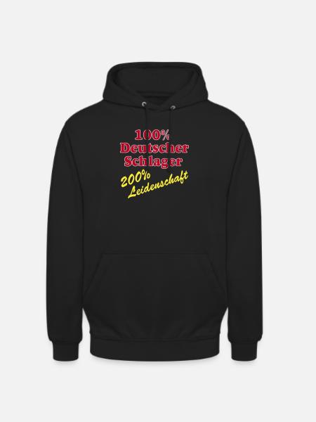 Schlager Party , Schlager Music , Schlager 100% - Unisex Hoodie - black