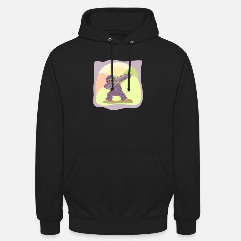 DABBING DANCING DANCING SLOTH - Unisex Hoodie - black