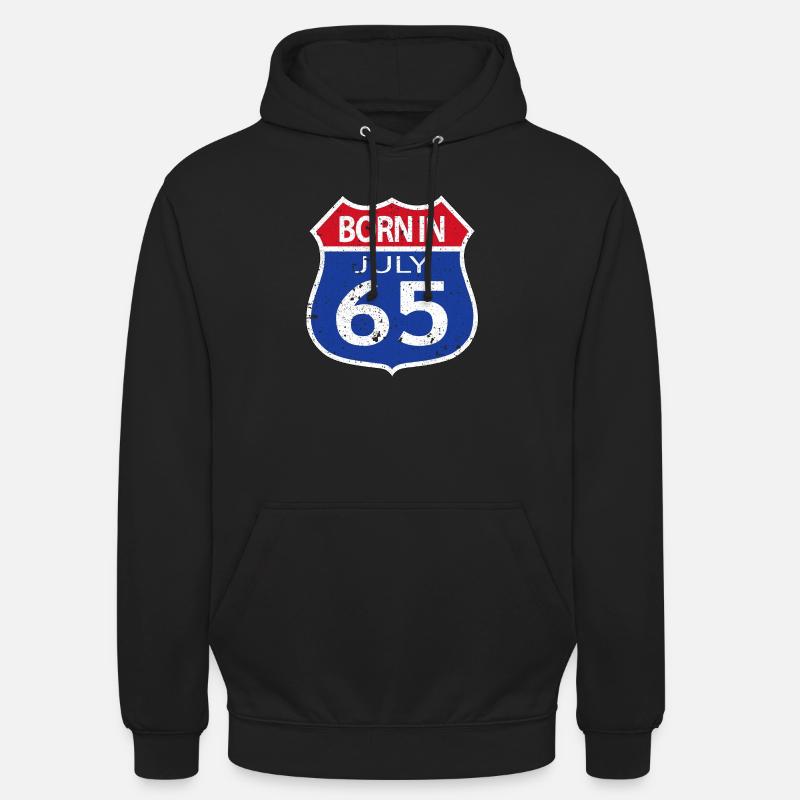 Born in July 1965 - Unisex Hoodie - black