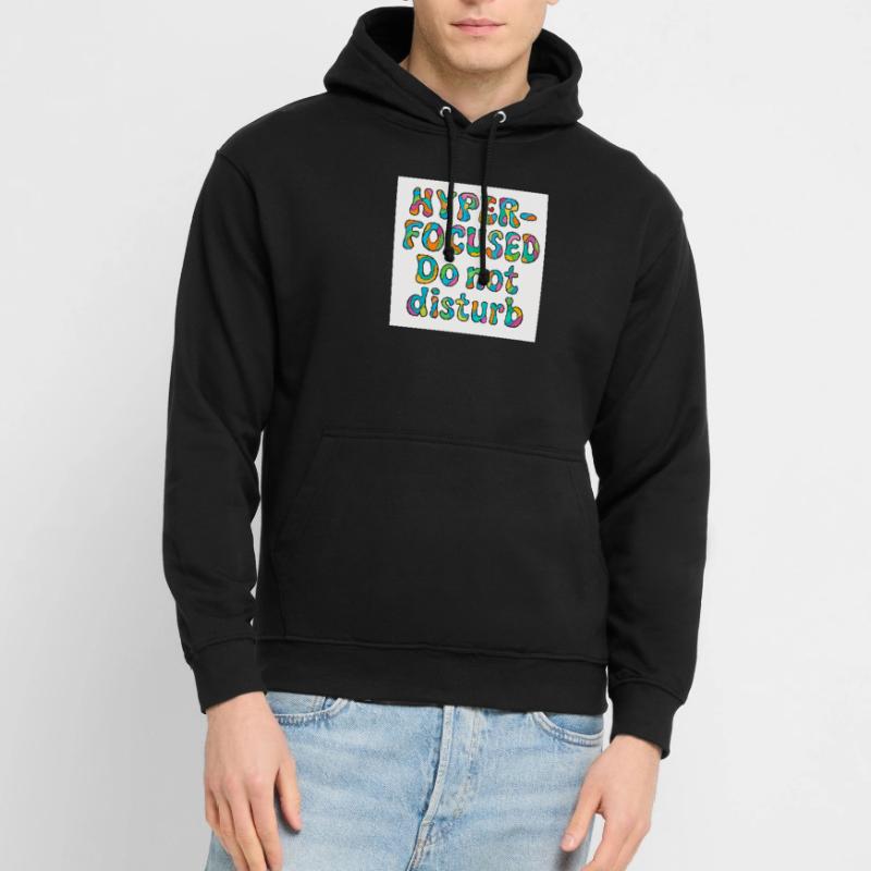 Conception hyper concentrée et sans déranger Sweat-shirt à capuche unisexe