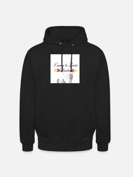 Enemy to lovers bookie design - Unisex Hoodie - black
