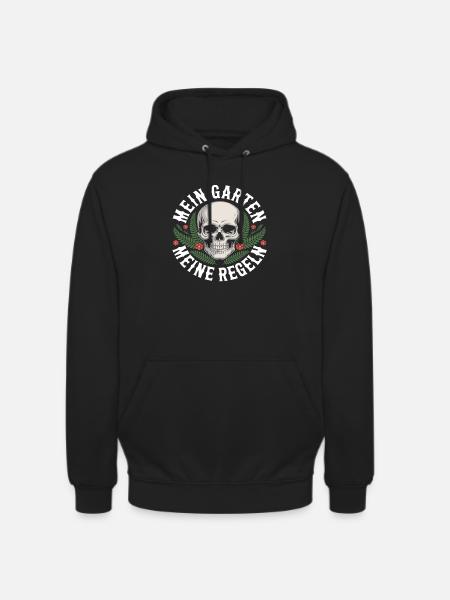 My garden, my rules - Unisex Hoodie - black