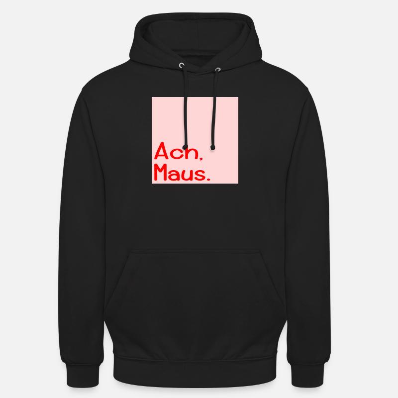 Surnom d'Oh Mouse - Sweat-shirt à capuche unisexe - noir