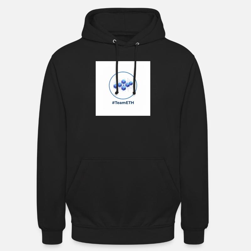 TeamETH node network - Unisex Hoodie - black