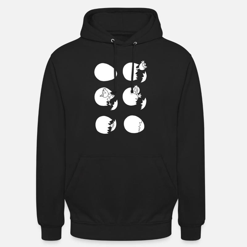 Die Welt entdecken oder nicht (weiß) Unisex Hoodie