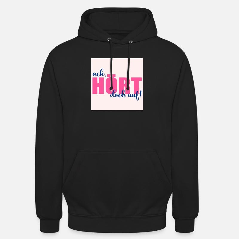 ARRÊTEZ DE DIRE - Sweat-shirt à capuche unisexe - noir