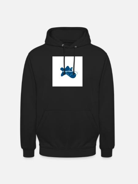 Gute Vibes Blau Logo - Unisex Hoodie - black