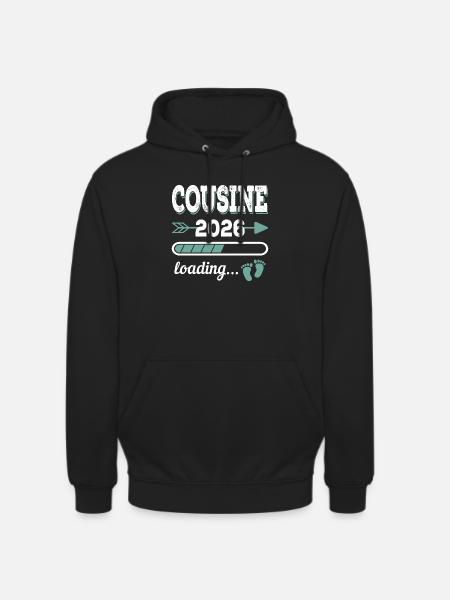 Cousin 2026 Loading Big Cousin - Unisex Hoodie - black