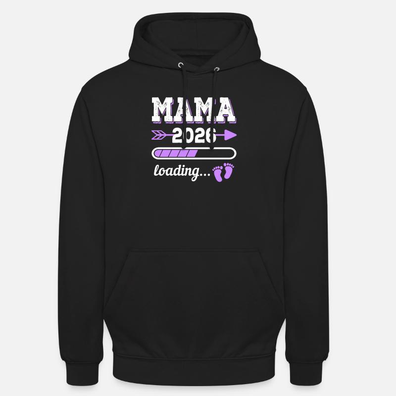 Maman 2026 Loading Idée cadeau de grossesse Sweat-shirt à capuche unisexe