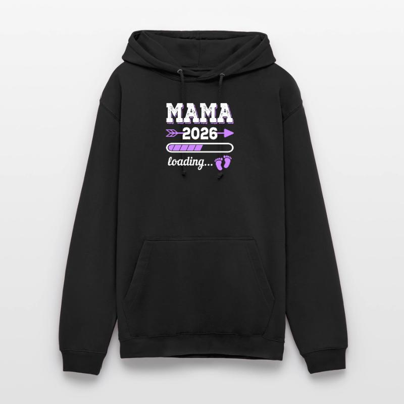 Maman 2026 Loading Idée cadeau de grossesse Sweat-shirt à capuche unisexe
