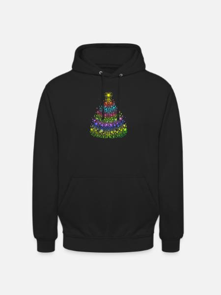 Christmas tree - Unisex Hoodie - black