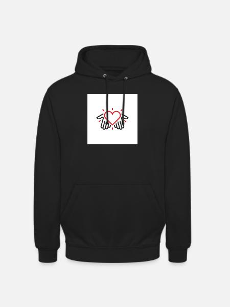Hands of love - Unisex Hoodie - black