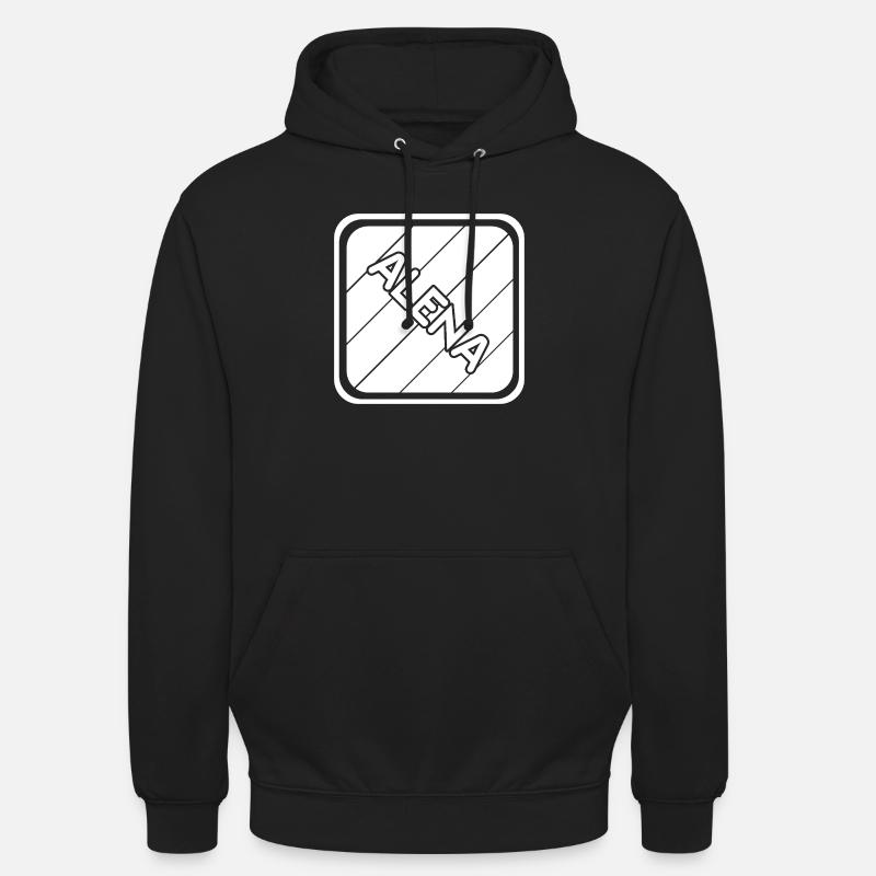 Alena - Sweat-shirt à capuche unisexe - noir