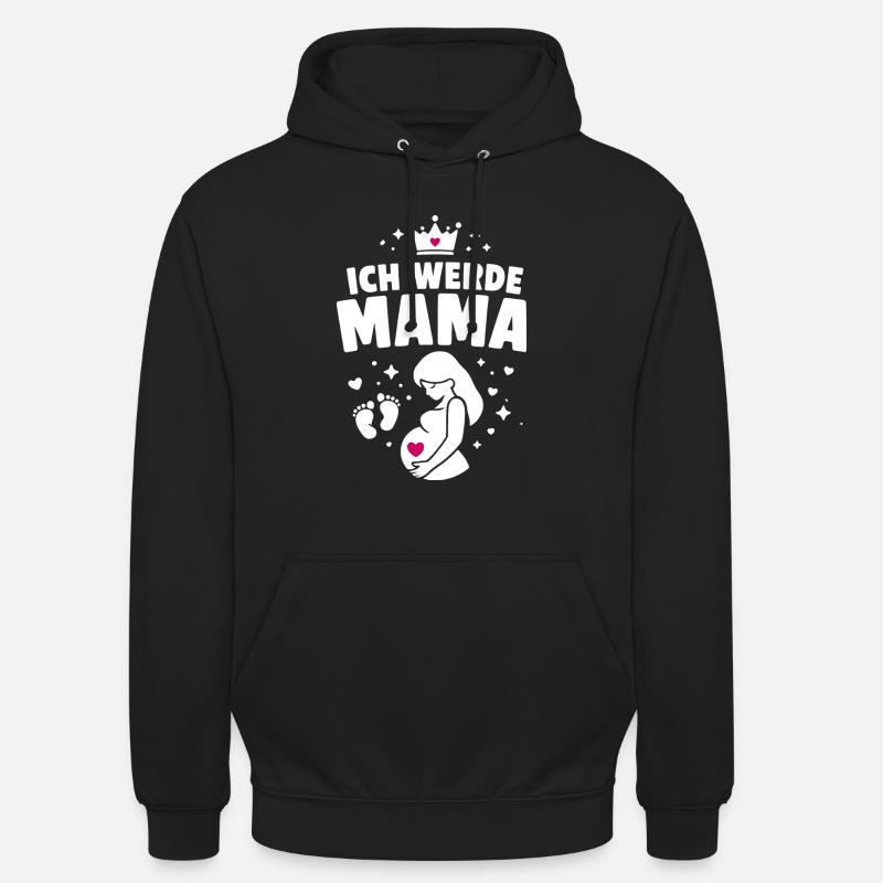 Je vais être maman - maternité - Sweat-shirt à capuche unisexe - noir