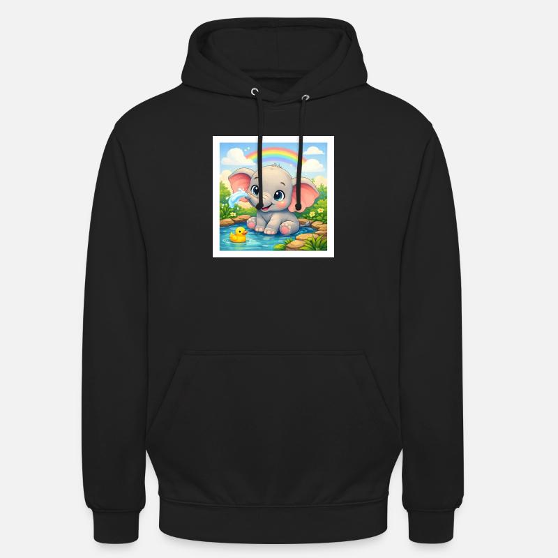 Elli der Elefant Unisex Hoodie