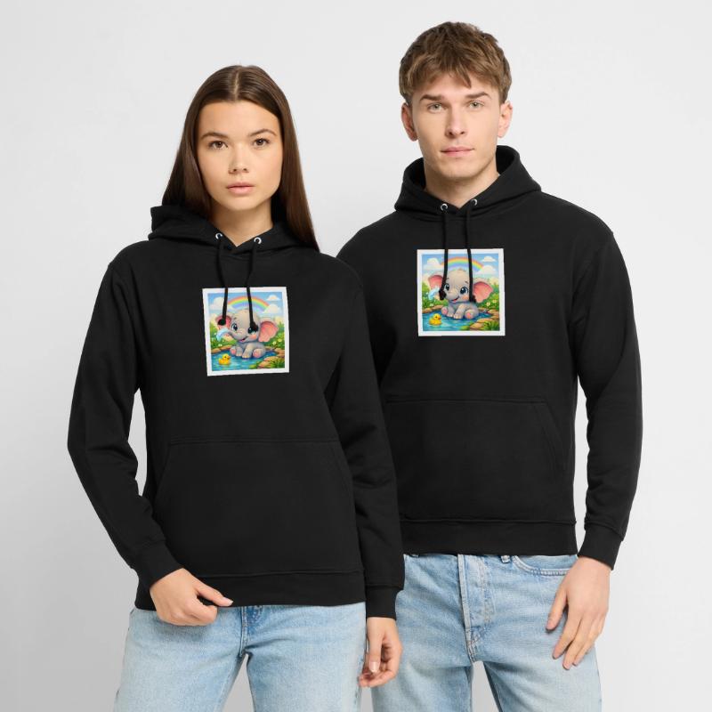 Elli der Elefant Unisex Hoodie