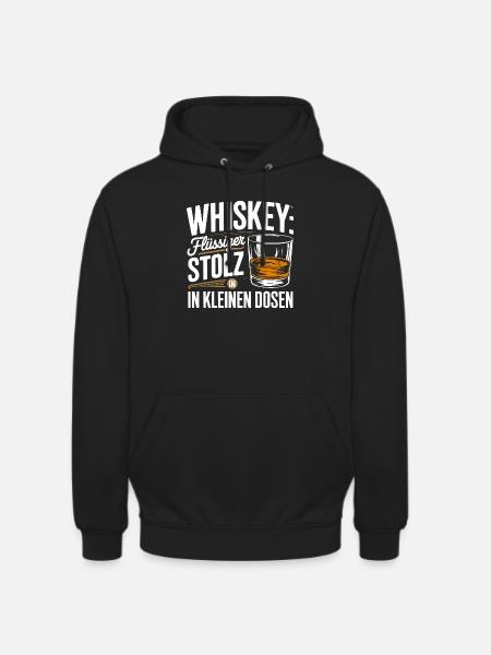 Whiskey Liquid Pride In Small Cans - Unisex Hoodie - black