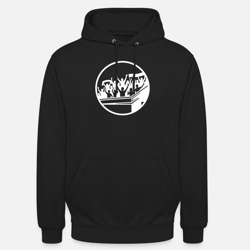 Fans Stadion Silhouette - Unisex Hoodie - Schwarz