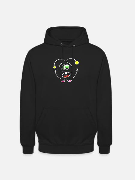 Crazy-Heartbeat - Unisex Hoodie - black