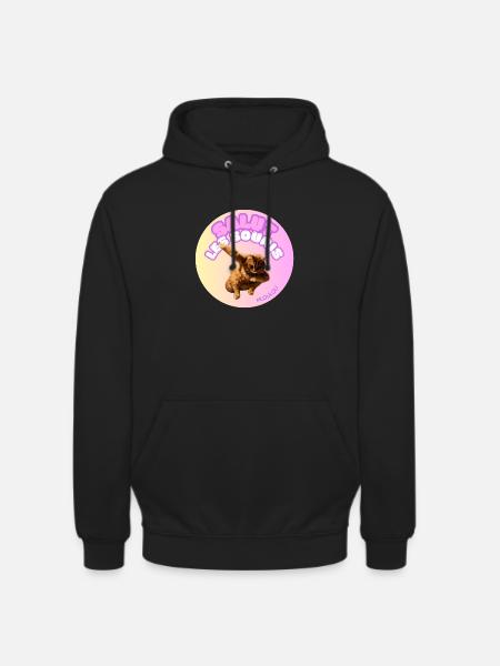Hallo mäuse#loulou - Unisex Hoodie - Schwarz