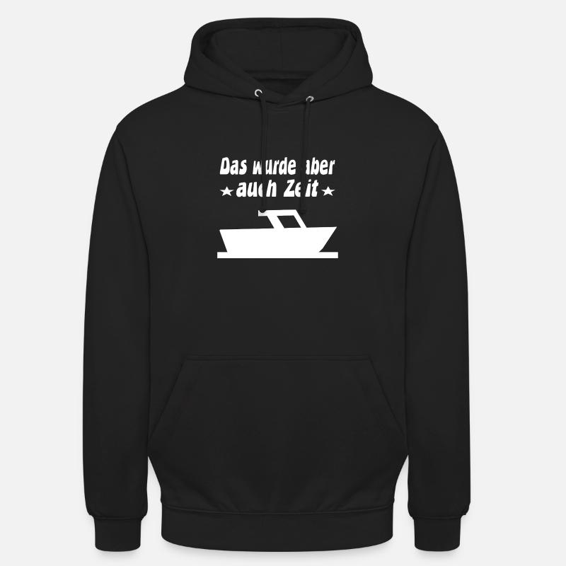 Motorboot - Unisex Hoodie - Schwarz