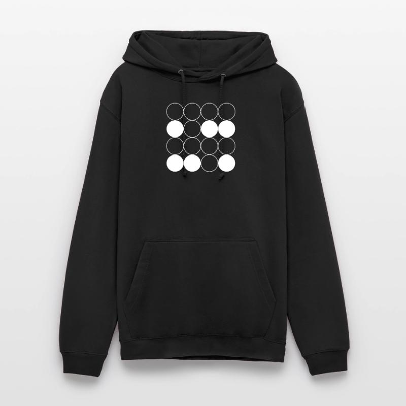 Circle Grid pattern Unisex Hoodie