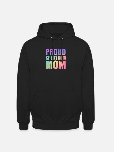 Stolze Spectrum-Mama - Unisex Hoodie - Schwarz