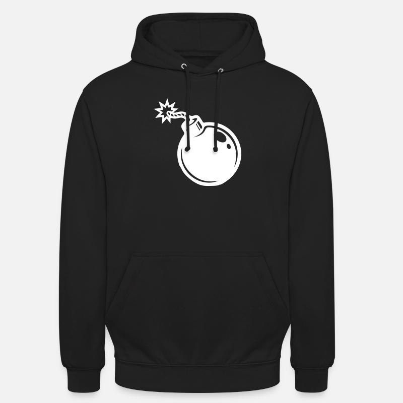Bombe Symbol - Unisex Hoodie - Schwarz
