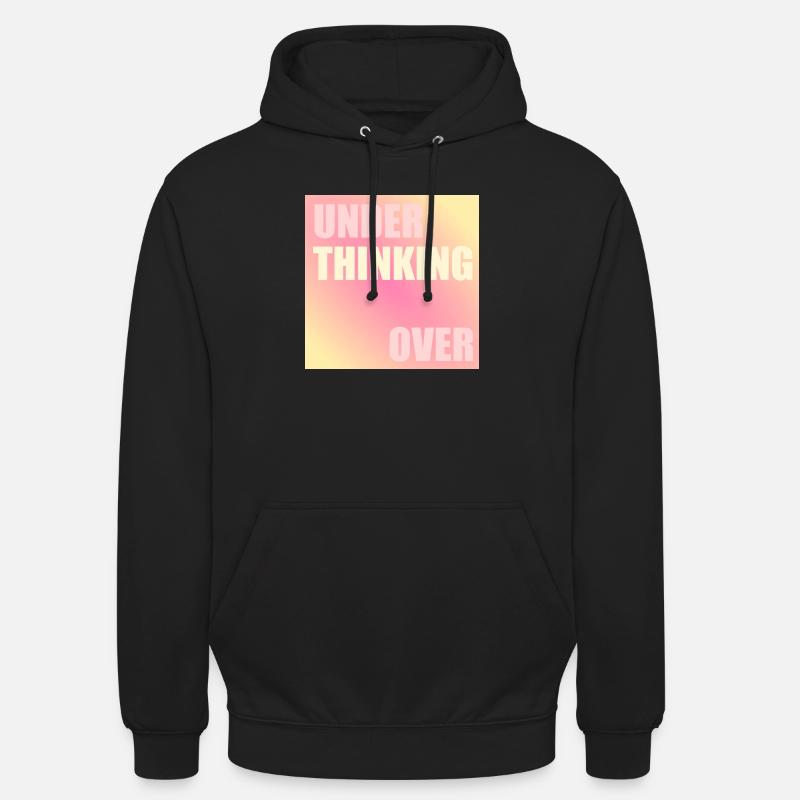 Denken - Unisex Hoodie - Schwarz