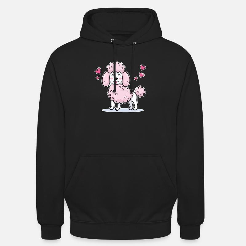 Rosa Pudel (Comic) - Unisex Hoodie - Schwarz