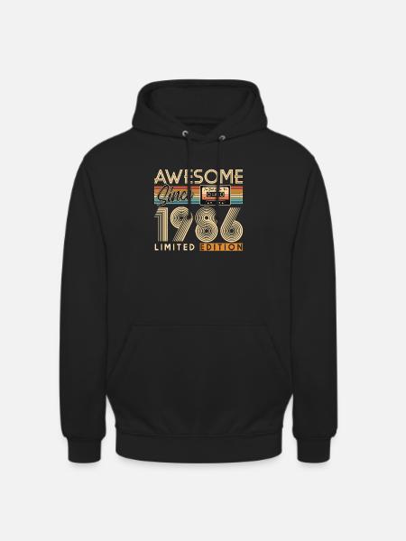 40e anniversaire, 40 ans - Sweat-shirt à capuche unisexe - noir