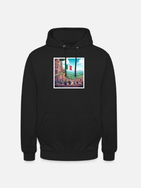 GIDAGI Fitness Cartoons Collection - Unisex Hoodie - black