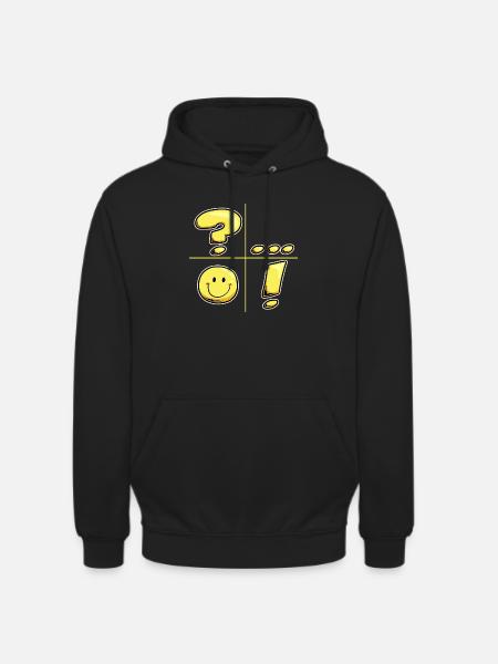 Interpunktion - Unisex Hoodie - Schwarz