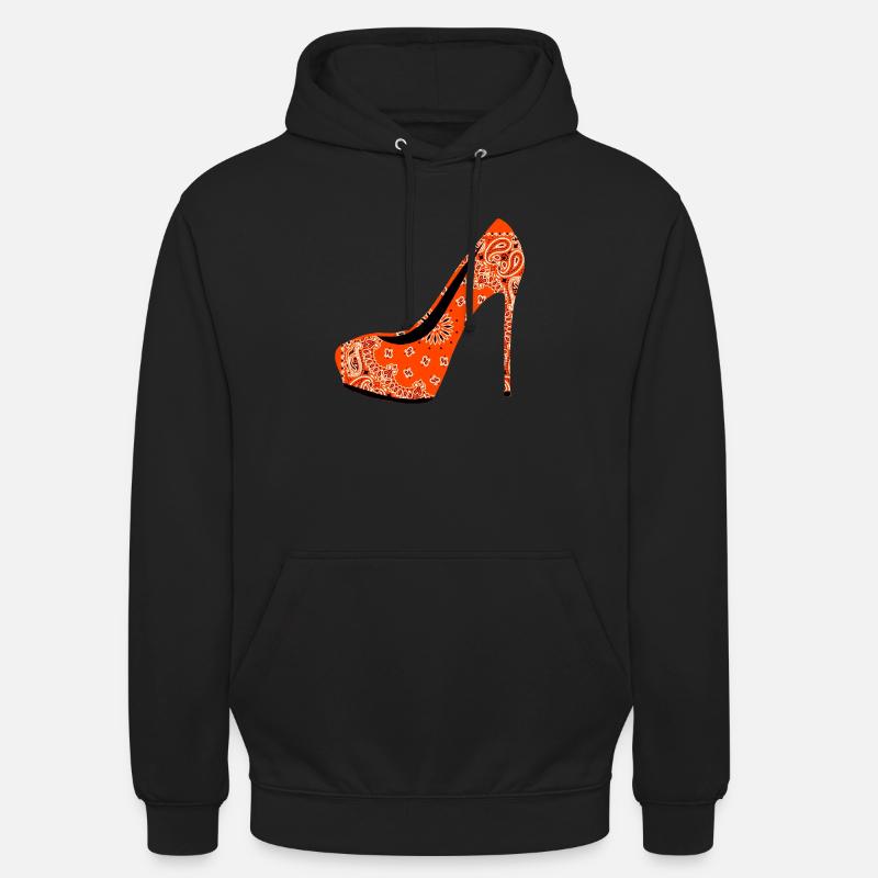 Stöckelschuh - Unisex Hoodie - Schwarz