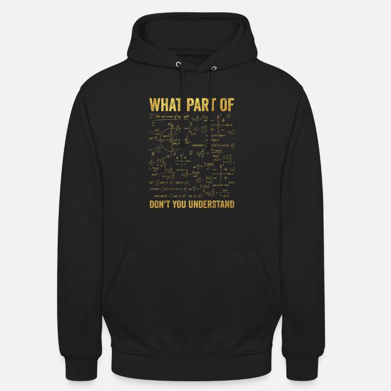 Science physics math gift formula - Unisex Hoodie - black