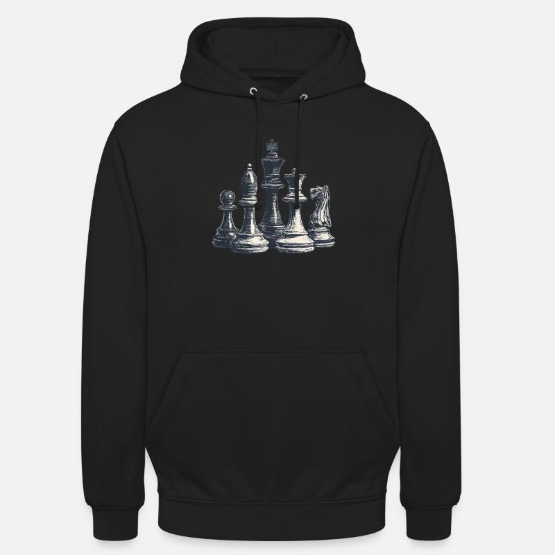 Schach - Unisex Hoodie - Schwarz