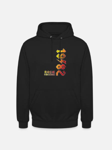 Birthday Rock Edition 1982 - Sweat-shirt à capuche unisexe - noir