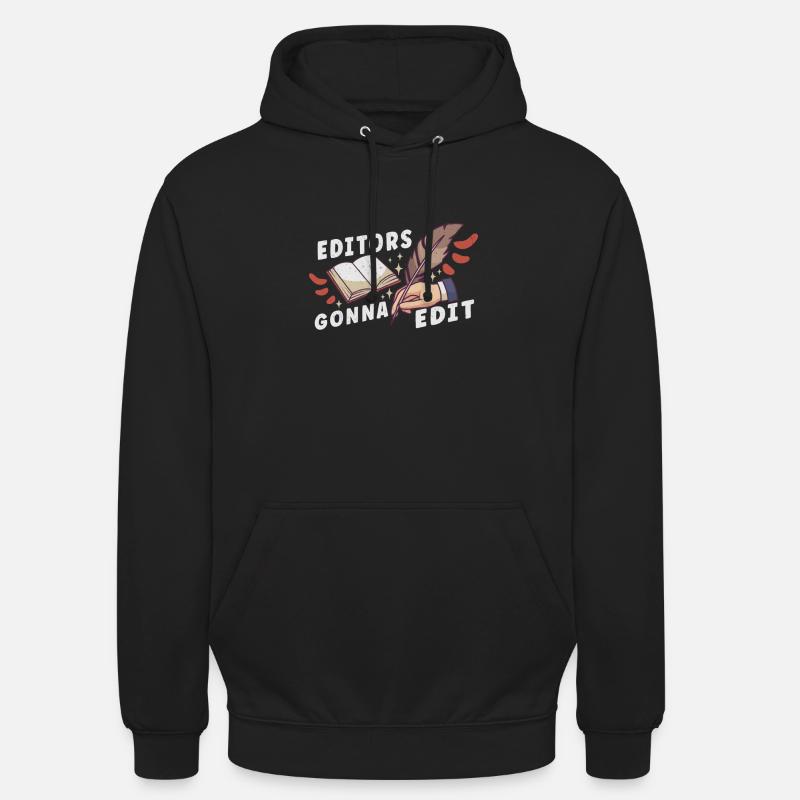 Auteur Écriture Écrivain Littérature - Sweat-shirt à capuche unisexe - noir